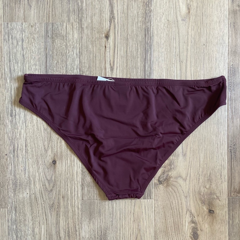 NWT Andie Swim The Bikini Bottom Cacao Lowrise Plus Size Women’s Size XXXL - Picture 4 of 7